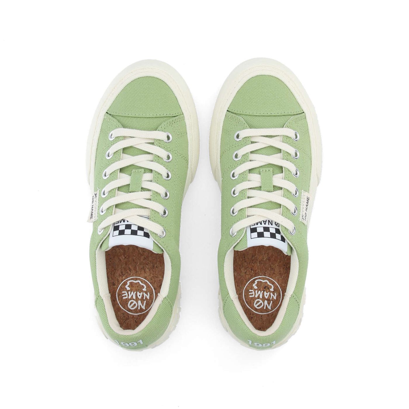 RESET SNEAKER W - CANVAS RECYCLED - APPLE GREEN